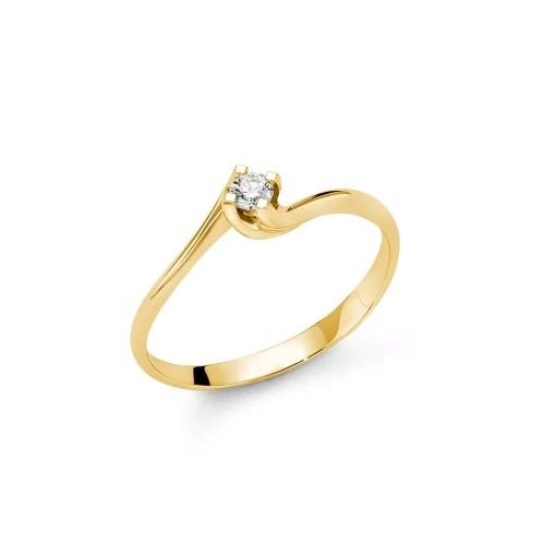 Ring Miluna Woman in Yellow Gold Diamante LID5180G-010 - LID5180G-010